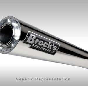Brocks Performance 14" Shortmeg 2 Ultra-Light Stainless Steel Full Exhaust System '99-'14 Suzuki GSX1300R Hayabusa [397918 / 397931]