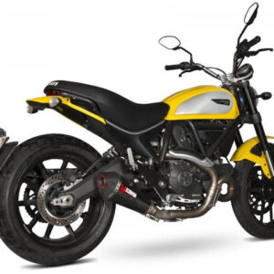 Scorpion Serket Taper Slip-On Exhaust '15-'19 Ducati Scrambler 803