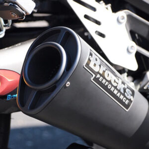 Brocks Performance 14" Alien Head 2 Black Full Exhaust System 2012+ Kawasaki ZX-14
