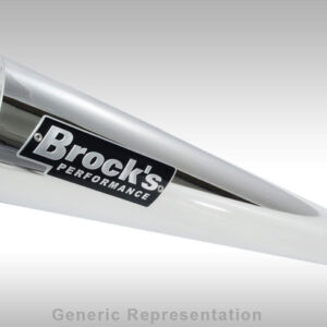 Brocks Performance 20" Street Meg Ultra-Light Stainless Steel Full Exhaust System 2008-2014 Suzuki Hayabusa GSXR1300R