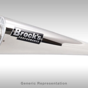 Brocks Performance 14" Alien Head Slip-on Exhaust System 2011-2014 Kawasaki ZX-10R