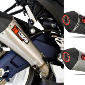 Scorpion Serket Taper Slip-on Exhaust System 2011-2012 Suzuki GSX-R 600/750