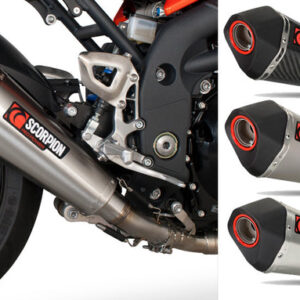 Scorpion Serket Taper Slip-on Exhaust System '08-'10 Triumph Speed Triple 1050
