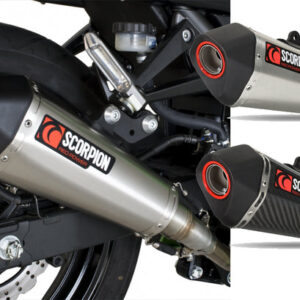 Scorpion Serket Taper Slip-on Exhaust System '08-'12 Kawasaki Ninja 250R