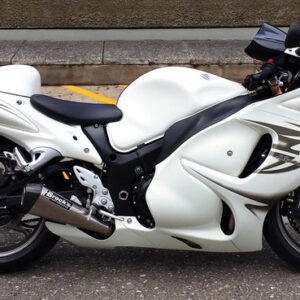 Brocks Performance CT Megaphone 17" Muffler Full Exhaust System 1999-2014 Suzuki Hayabusa GSX1300R