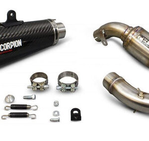 Scorpion Serket Taper 3/4 Slip-On Exhaust System '13-'16 KTM 390 Duke
